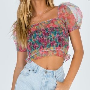 NWT Floral Yani Top